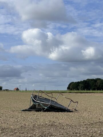 The Fallen Trampoline, artwork Piet Coucke