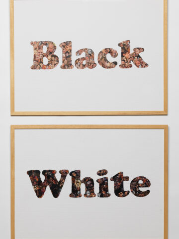 Artwork Piet Coucke Black and white